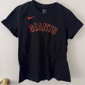 Nike Giants Tee SF San Francisco MLB Black Orange Women’s Medium